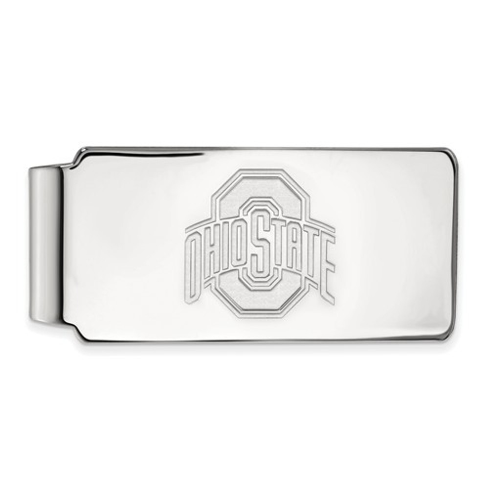 Ohio State Buckeyes Sterling Silver Money Clip | Logo Art | SS025OSU