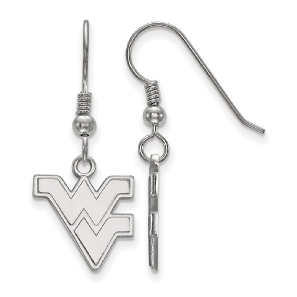 WV Mountaineers Sterling Silver Dangle Earrings | Logo Art | SS007WVU