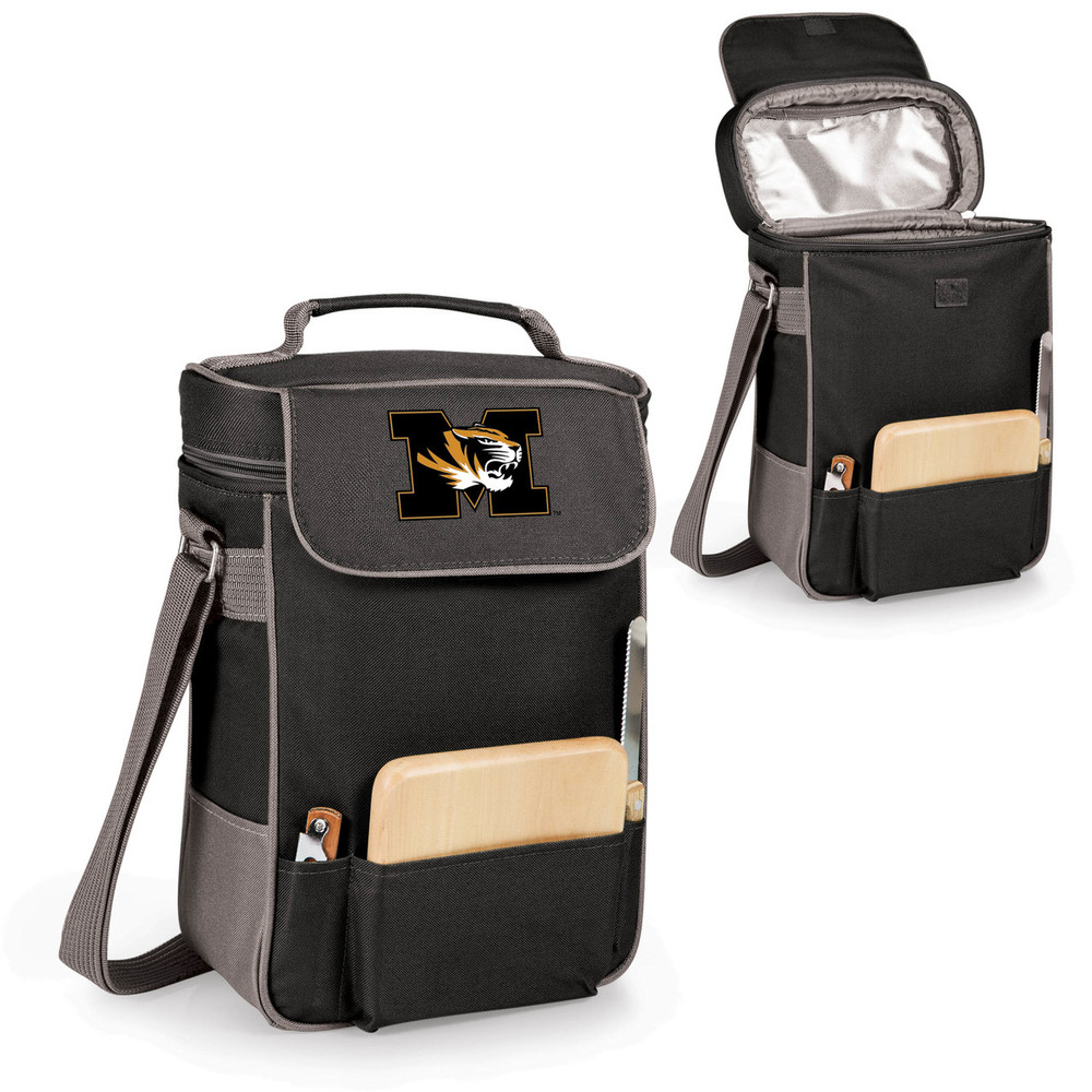 Missouri Tigers Duet Wine and Cheese Picnic Tote | Picnic Time | 623-04-175-392-0-2