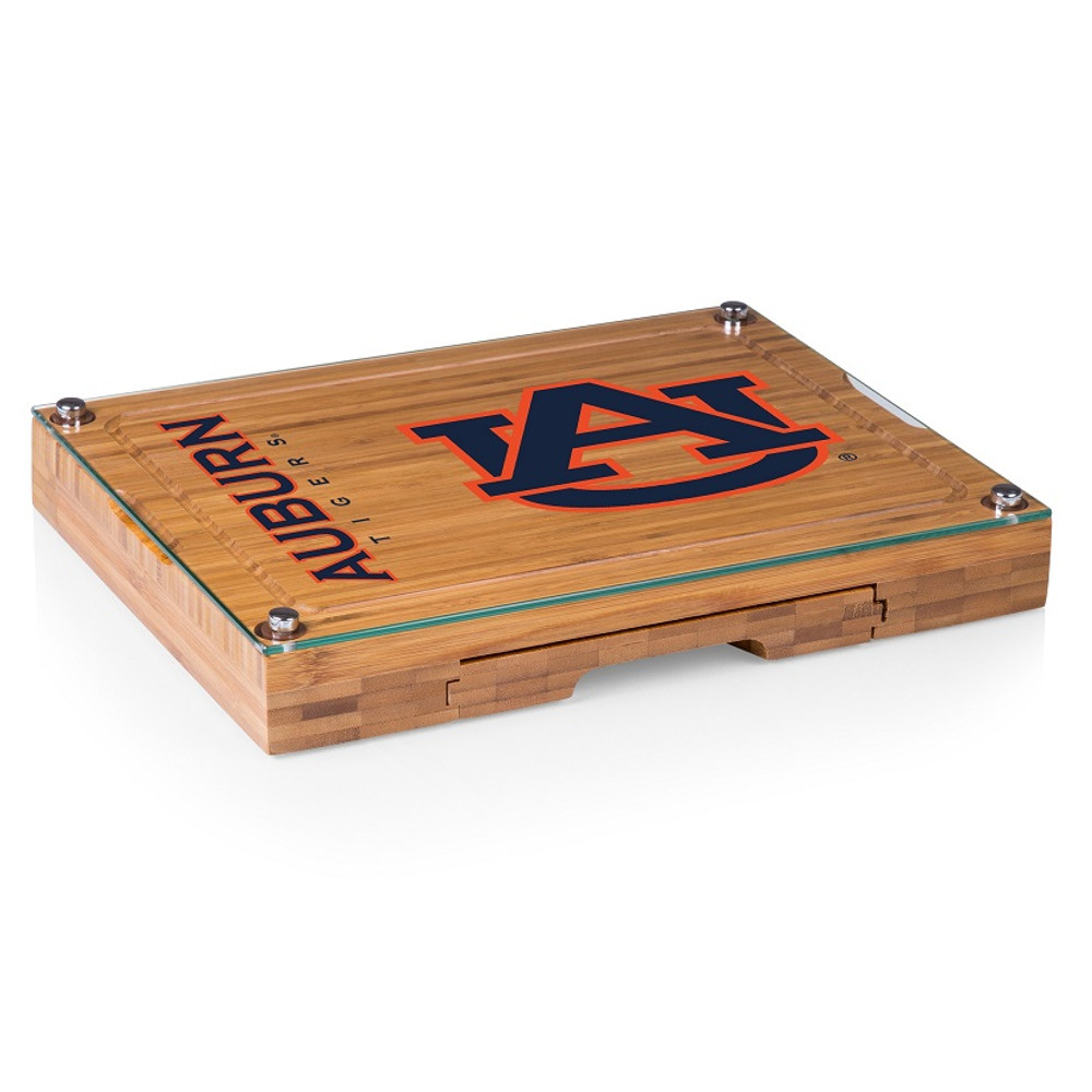 Auburn Tigers Concerto Bamboo Cutting Board | Picnic Time | 919-00-505-044-0