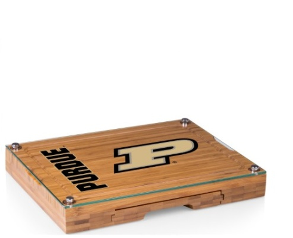 Purdue Boilermakers Concerto Bamboo Cutting Board | Picnic Time | 919-00-505-514-0