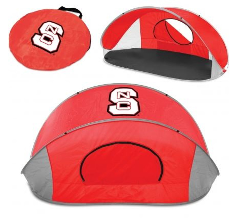 NC State Wolfpack Manta Sun Shelter - Red | Picnic Time | 113-00-100-424-0