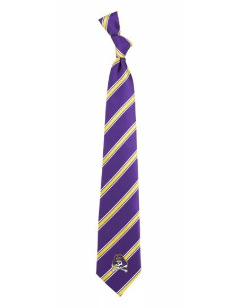 East Carolina Pirates Woven Poly Tie | Eagles Wings | 9486