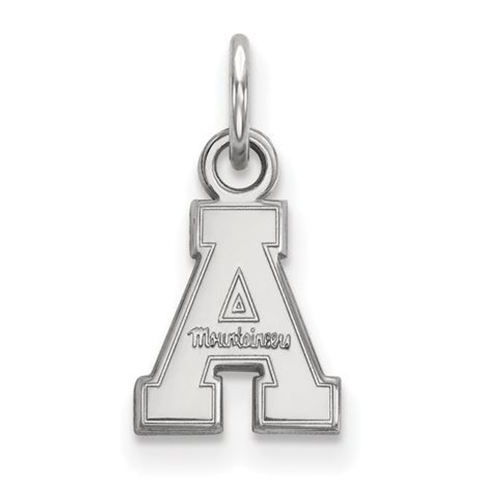 Appalachian State University Sterling Silver Extra Small Pendant | Logo Art | SS001APS