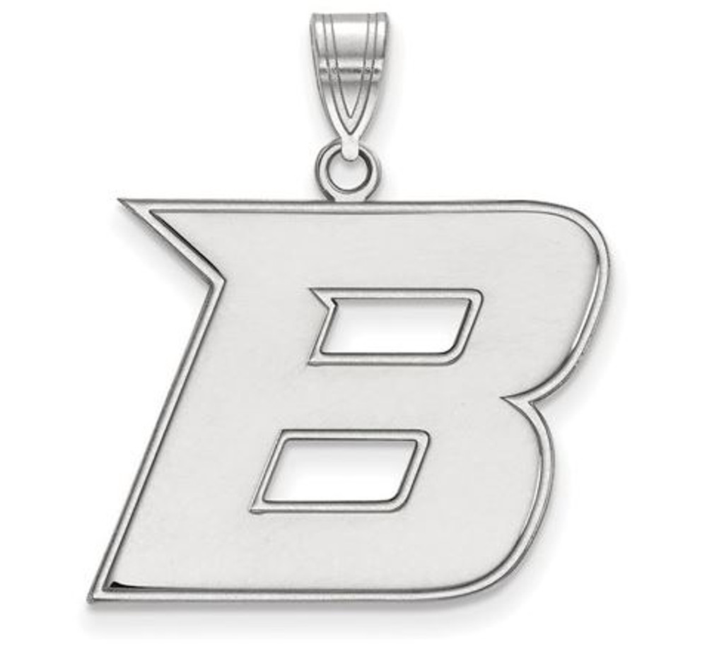 Boise State Broncos Sterling Silver Large Pendant | Logo Art | SS006BOS