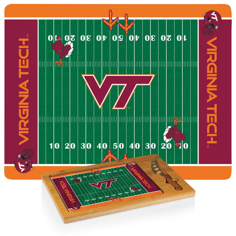 Virginia Tech Hokies Icon Cheese Tray | Picnic Time | 910-00-505-604-0