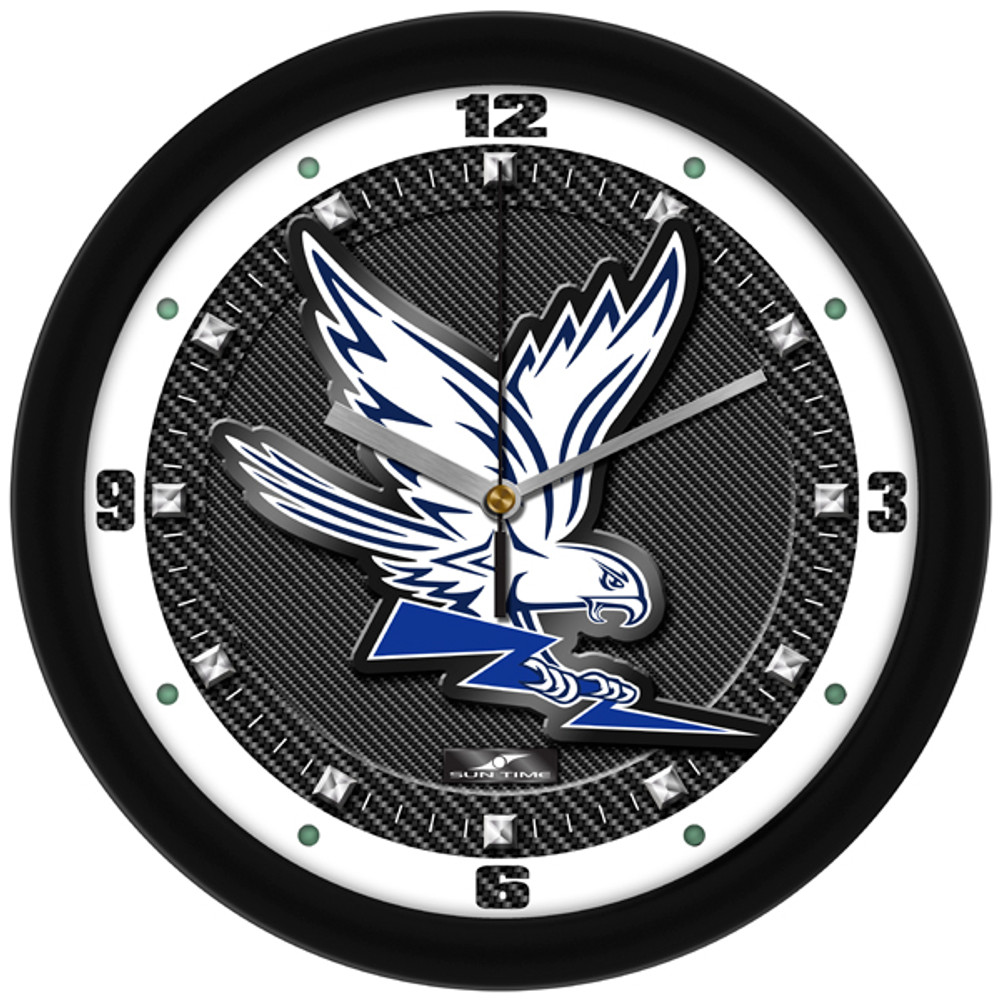 Air Force Academy Carbon Fiber Textured Wall Clock | SunTime | ST-CO3-AFF-CFCLOCK