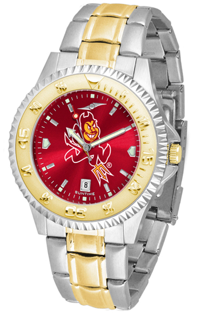 Arizona State Sun Devils Men's Competitor Two-Tone AnoChrome Watch | SunTime | st-co3-ASD-compmg-a