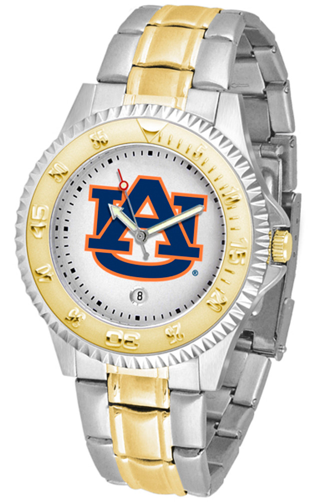 Auburn Tigers Men's Competitor Two-Tone AnoChrome Watch | SunTime | st-co3-aut-compmg-a