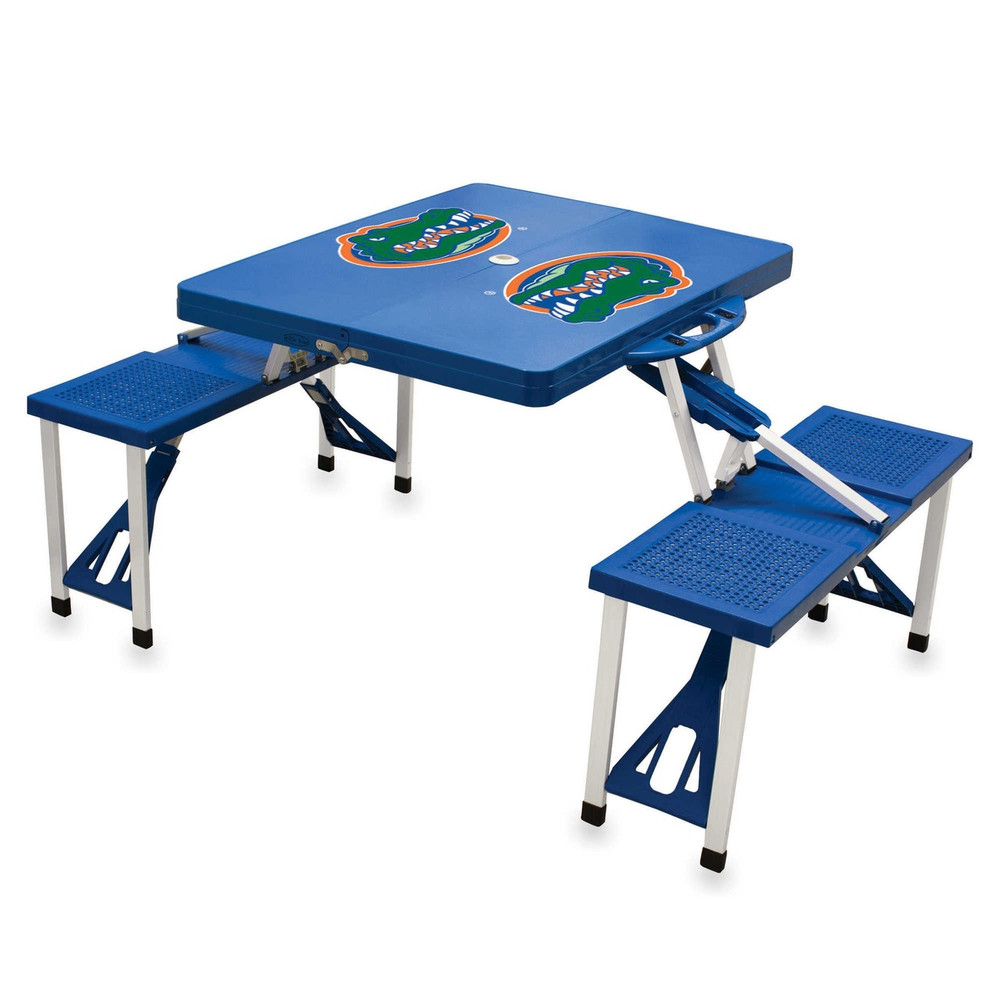 Florida Gators Folding Picnic Table | Picnic Time | 811-00-139-164-0