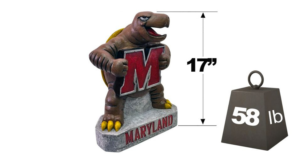 Maryland Terrapins Mascot Garden Statue