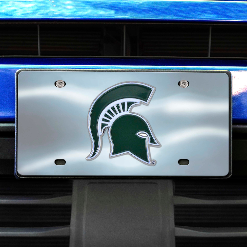 Michigan State Spartans Diecast License Plate | Logo Chair | 172-F114-CRM