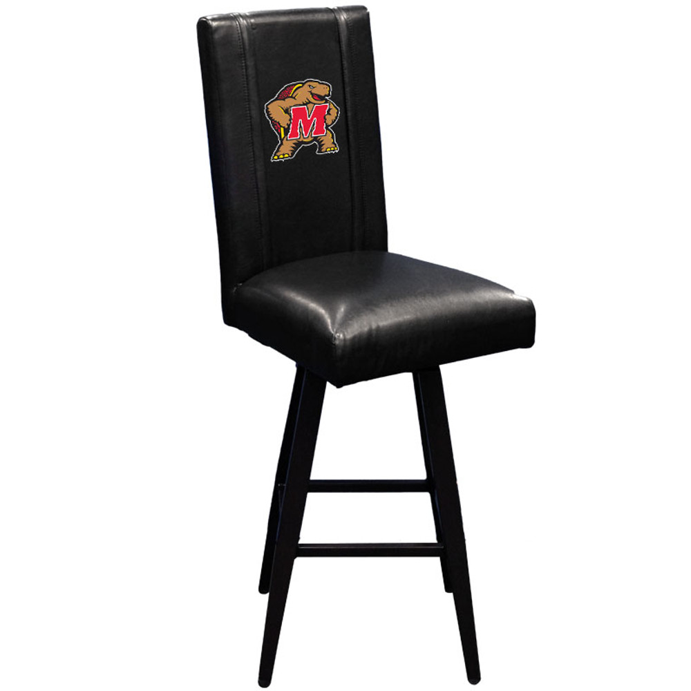 Maryland Terrapins Bar Stool Swivel 2000 | Dreamseat |XZ2000BSSBLK-PSCOL13240