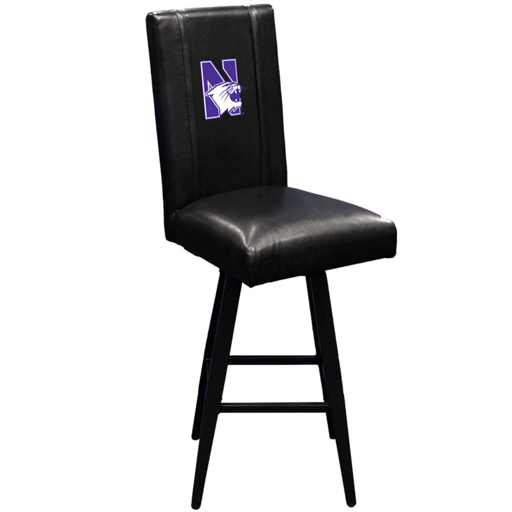 Northwestern Wildcats Bar Stool Swivel 2000 | Dreamseat |XZ2000BSSBLK-PSCOL13355