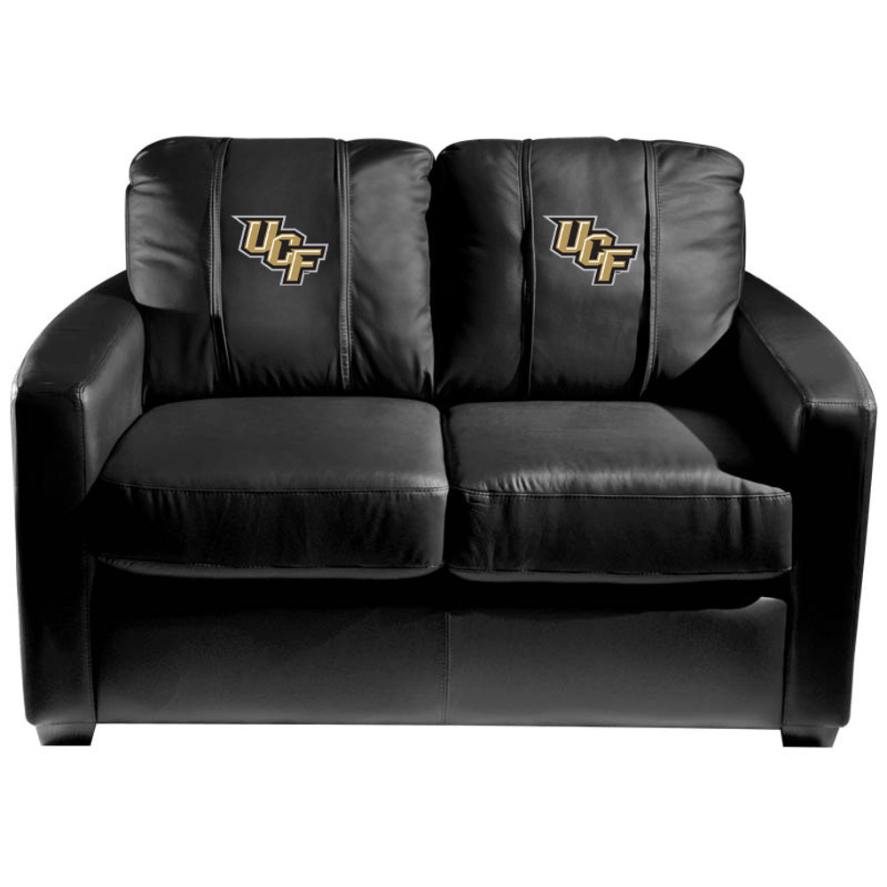 UCF Knights  Silver Love Seat with UCF logo | Dreamseat | XZ7759003LSCDBK-PSCOL13536