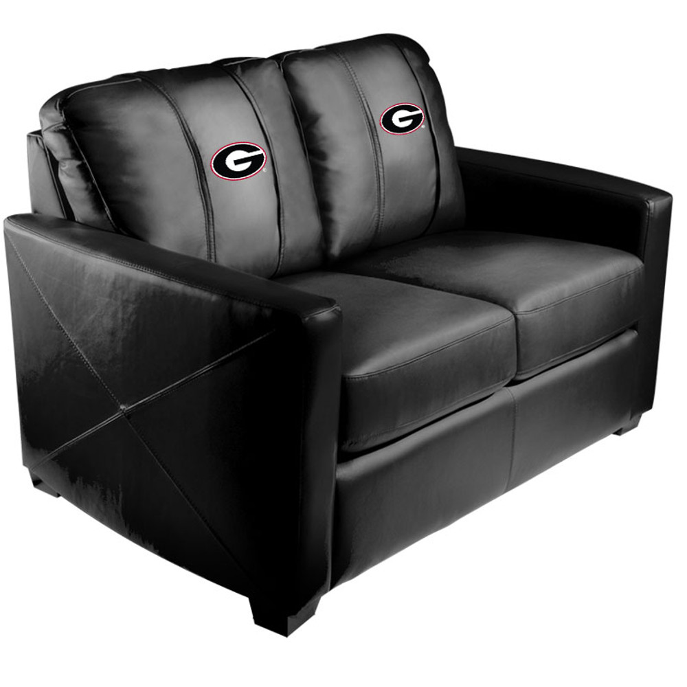 Georgia Bulldogs Silver Love Seat | Dreamseat | XZ7759003LSCDBK-PSCOL13190