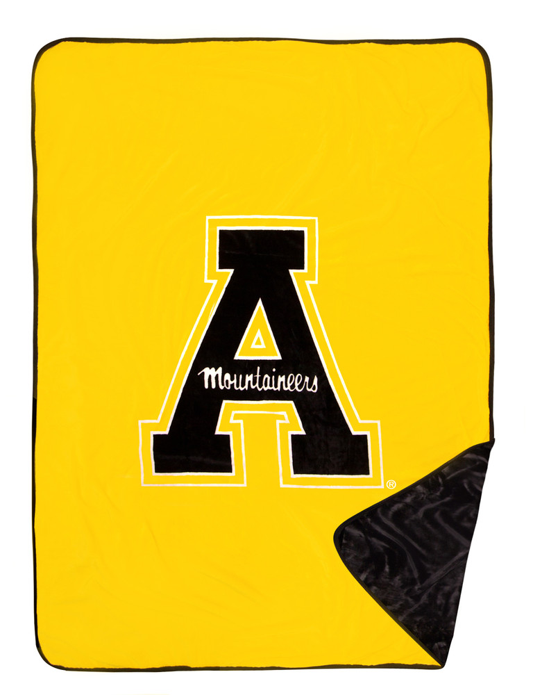 Appalachian State Mountaineers Plush Reversible Blanket | Dormitory 101 | APPST6080REV192