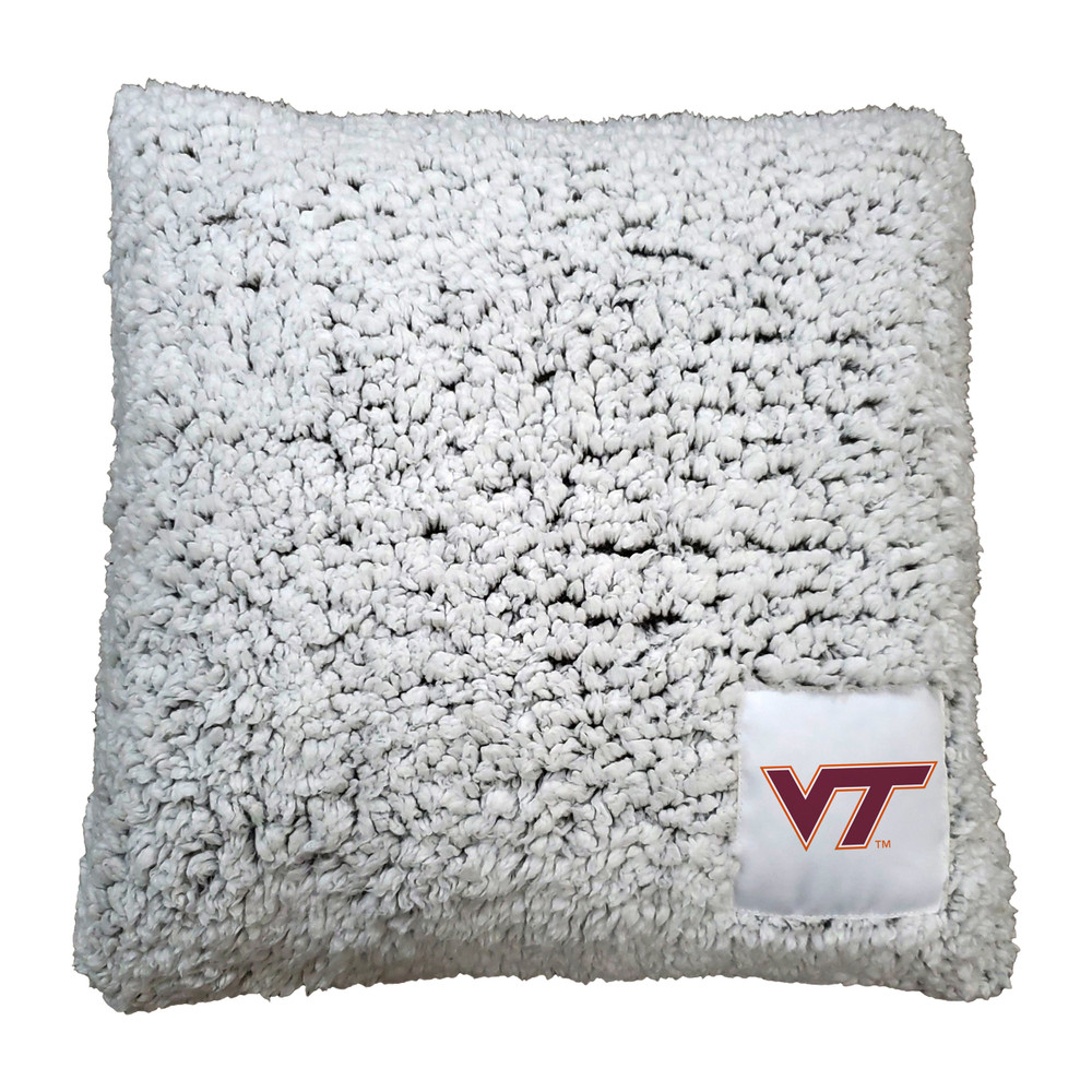 Virginia Tech Hokies Frosty Fleece Throw Pillow | Logo Chair | 235-812