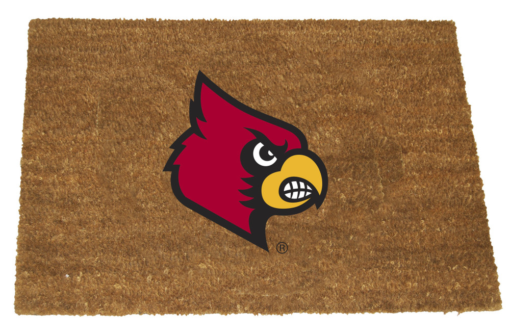 Louisville Cardinals Logo Door Mat | Memory Company | LOU-1689