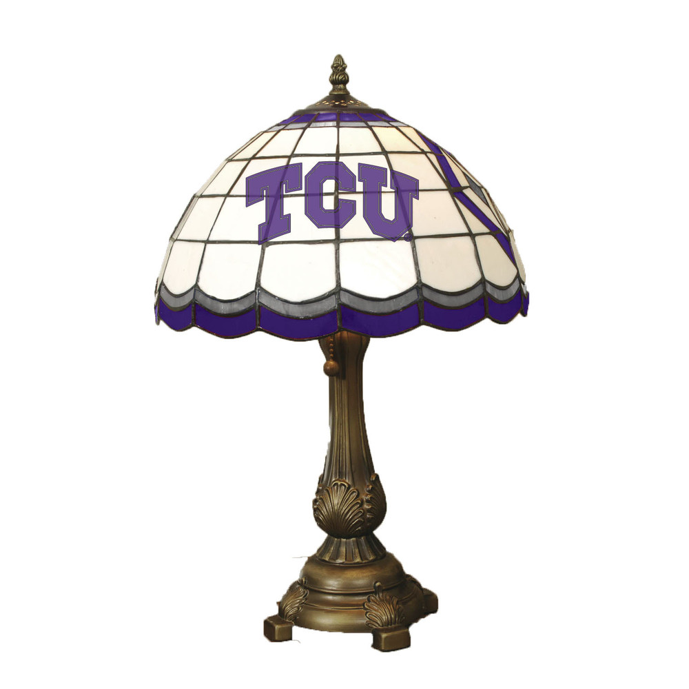 TCU Horned Frogs Tiffany Table Lamp | MEMORY COMPANY | TCU-500