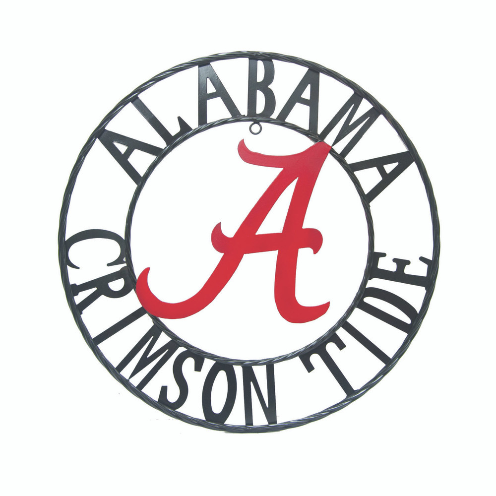 Alabama Crimson Tide Wrought Iron Wall Decor | LRT Sales | ALBWRI18