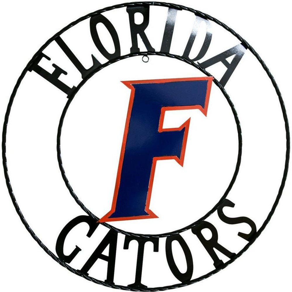 Florida Gators Wrought Iron Wall Decor 24"| LRT SALES | FL1WRI24