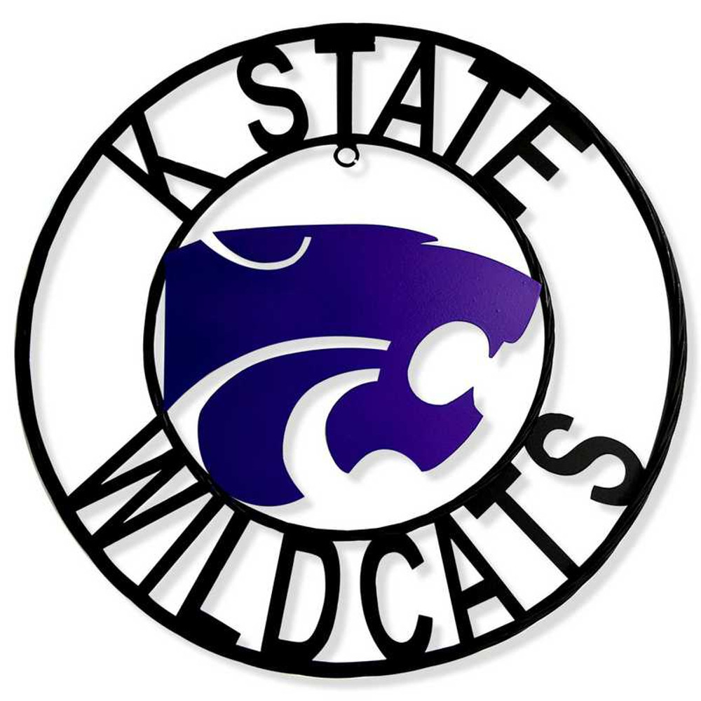 Kansas State Wildcats Wrought Iron Wall Decor | LRT SALES | KSWRI24