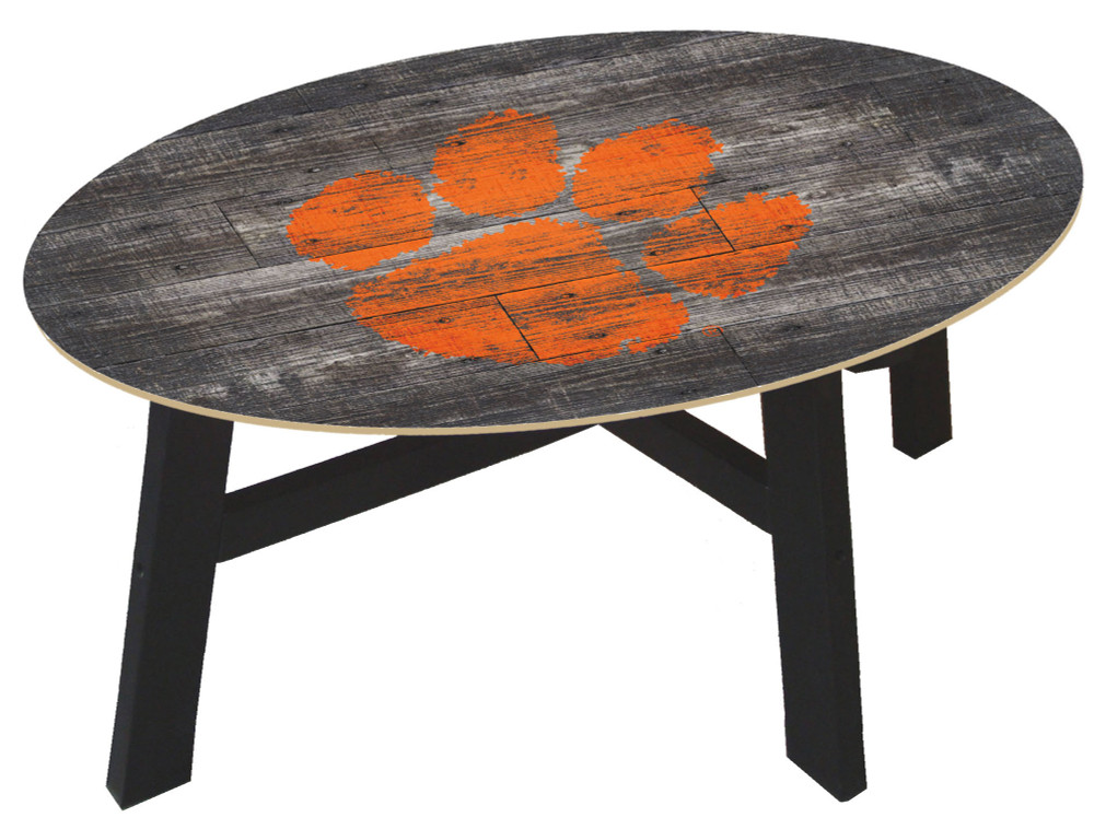 Clemson Tigers Distressed Wood Coffee Table |FAN CREATIONS | C0811-Clemson