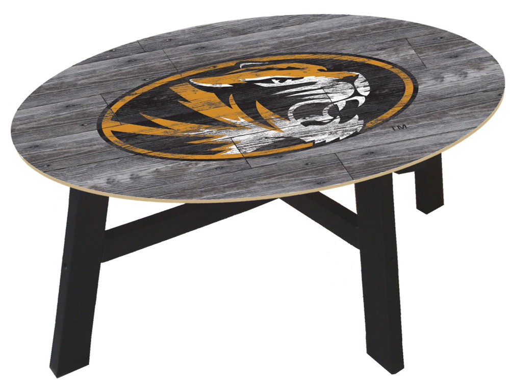 Missouri Tigers Distressed Wood Coffee Table |FAN CREATIONS | C0811-Missouri