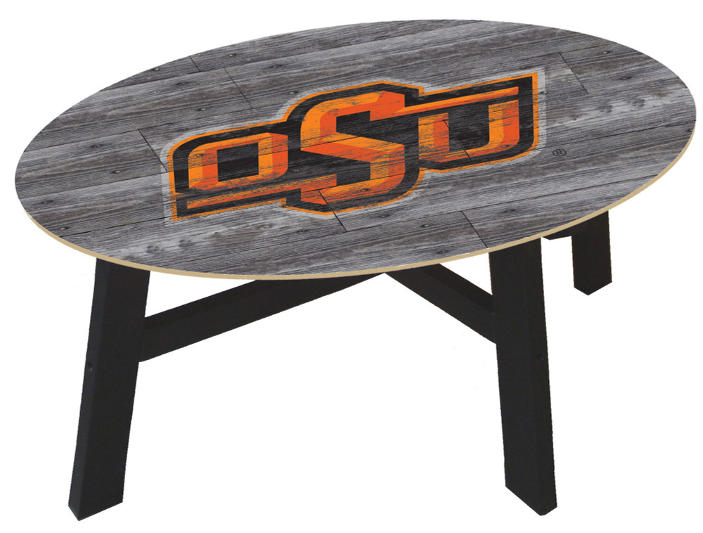 Oklahoma State Cowboys Distressed Wood Coffee Table |FAN CREATIONS | C0811-Oklahoma State