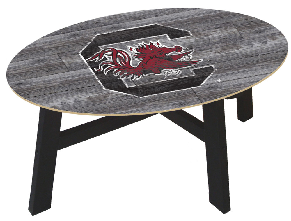 South Carolina Gamecocks Distressed Wood Coffee Table |FAN CREATIONS | C0811-South Carolina
