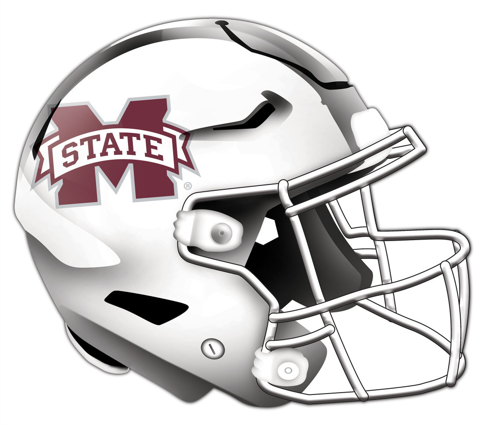 Mississippi State Bulldogs Authentic Helmet Cutout 24" Wall Art | FAN CREATIONS |  C0987-Mississippi State