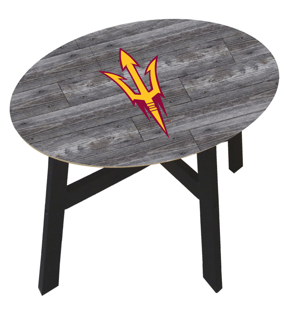 Arizona State Sun Devils Distressed Wood Side Table |FAN CREATIONS | C0823-Arizona State