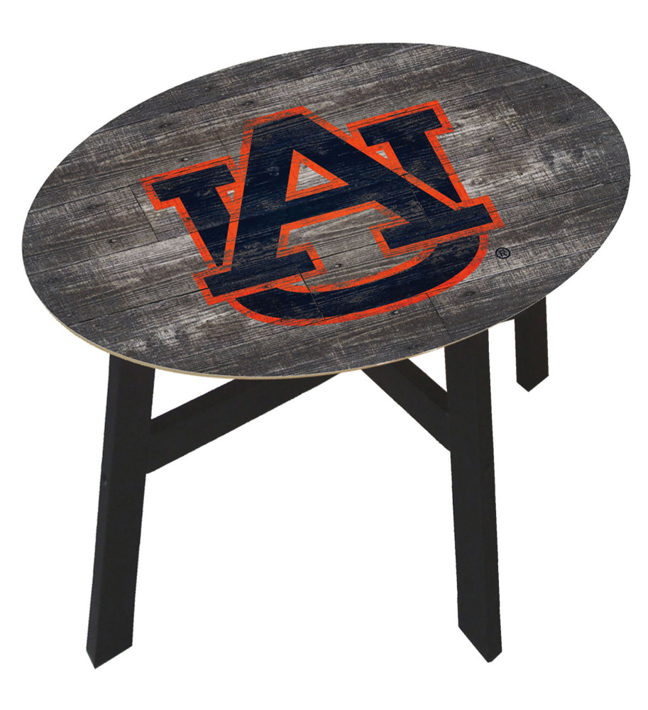 Auburn Tigers Distressed Wood Side Table |FAN CREATIONS | C0823-Auburn
