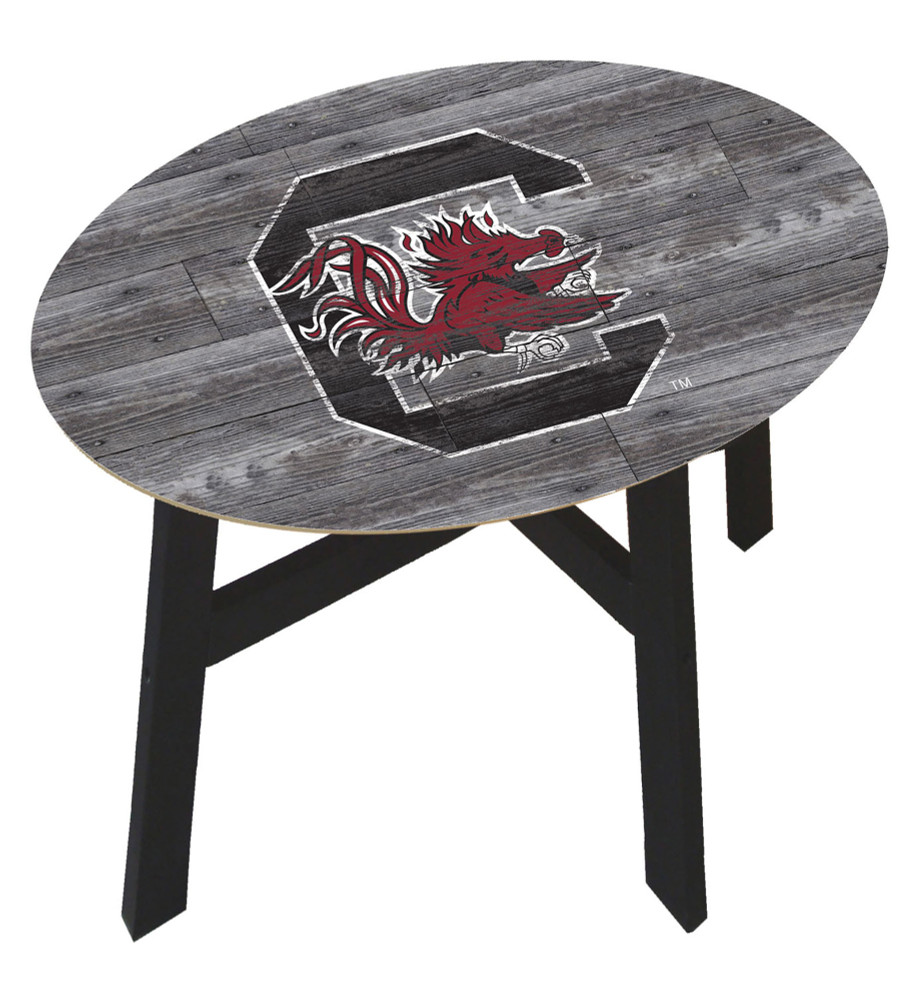 South Carolina Gamecocks Distressed Wood Side Table |FAN CREATIONS | C0823-South Carolina