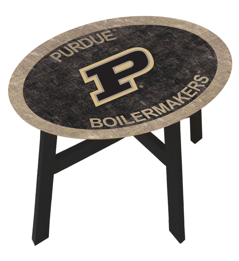 Purdue Boilermakers Team Color Side Table |FAN CREATIONS | C0825-Purdue