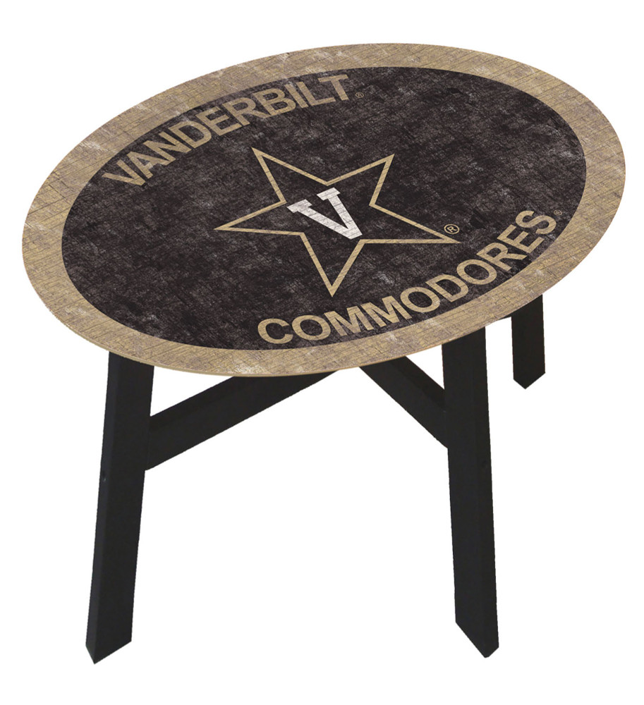 Vanderbilt Commodores Team Color Side Table |FAN CREATIONS | C0825-Vanderbilt