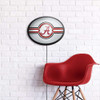 Alabama Crimson Tide Oval Slimline Lighted Wall Sign - White Alabama Crimson Tide Oval Slimline Lighted Wall Sign - White