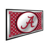 Alabama Crimson Tide Team Spirit - Framed Mirrored Wall Sign - Maroon