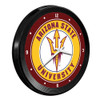 Arizona State Sun Devils Ribbed Frame Wall Clock Arizona State Sun Devils Ribbed Frame Wall Clock