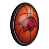Arkansas Razorbacks Basketball - Round Slimline Lighted Wall Sign