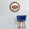 Auburn Tigers Mascot - Faux Barrel Top Mirrored Wall Sign - Orange Edge Auburn Tigers Mascot - Faux Barrel Top Mirrored Wall Sign - Orange Edge