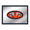 Auburn Tigers Tiger Eyes - Framed Mirrored Wall Sign - Blue Edge | The Fan-Brand | NCAUBT-265-02A