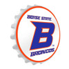 Boise State Broncos "B" Logo - Bottle Cap Wall Sign Boise State Broncos "B" Logo - Bottle Cap Wall Sign