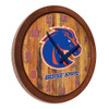 Boise State Broncos Faux Barrel Top Wall Clock