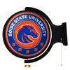 Boise State Broncos Original Round Rotating Lighted Wall Sign | The Fan-Brand | NCBOIS-115-02