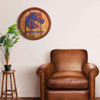 Boise State Broncos Weathered Faux Barrel Top Sign