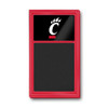 Cincinnati Bearcats Logo - Chalk Note Board - Red Frame | The Fan-Brand | NCCINC-620-01B