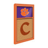Clemson Tigers Dual Logo - Cork Note Board Clemson Tigers Dual Logo - Cork Note Board