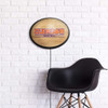 Clemson Tigers Hardwood - Oval Slimline Lighted Wall Sign Clemson Tigers Hardwood - Oval Slimline Lighted Wall Sign